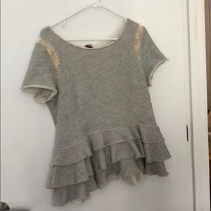 Harvey Faircloth grey shirt